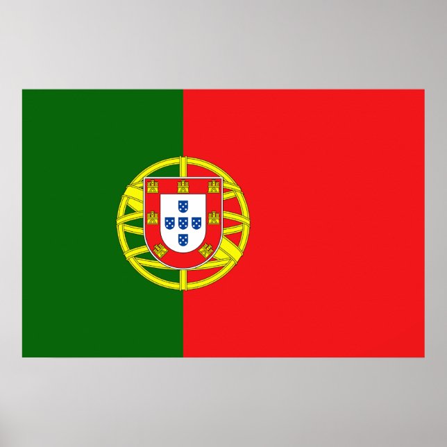 Portugese Flagge Poster (Vorne)