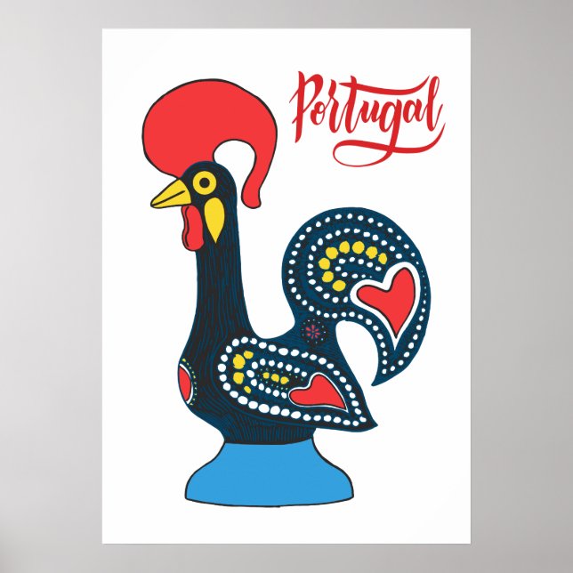 Portugese Rooster Poster (Vorne)