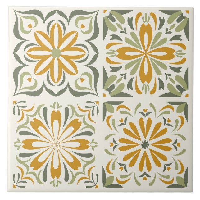 Portugese Tiles Pattern Fliese (Vorderseite)