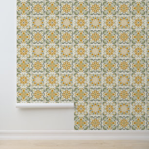Portugese Tiles Pattern Tapete