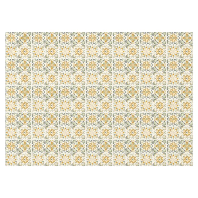 Portugese Tiles Pattern Tischdecke (Vorderseite (Horizontal))