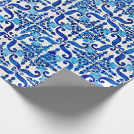 Portugiese Azulejo Packpapier