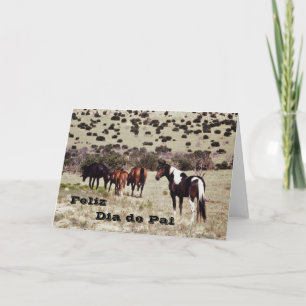 Portugiese: "Der glückliche Vatertag " Karte