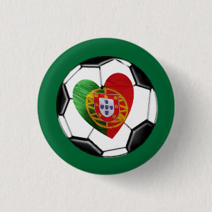 Portugiese: Flagge u. Herz Button