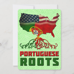 Portugiesisch American Roots Invites Einladung