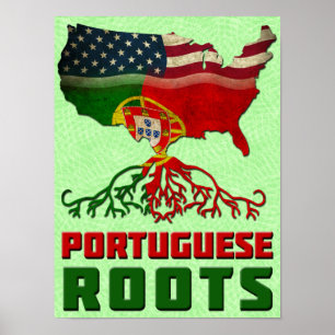 Portugiesisch American Roots Poster Print