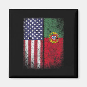Portugiesisch Amerikanische Flagge Portugal USA fü Magnet