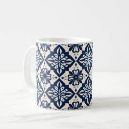 Portugiesisch Azulejo Blue und White Kaffeetasse