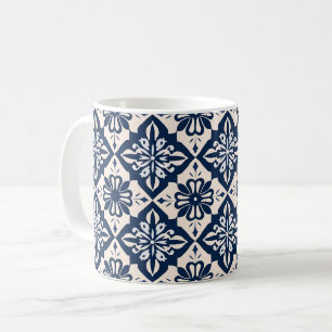 Portugiesisch Azulejo Blue und White Kaffeetasse