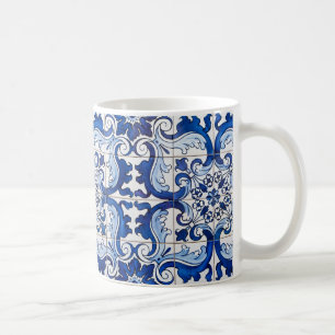 Portugiesisch Azulejo Glazed Tiles Tasse