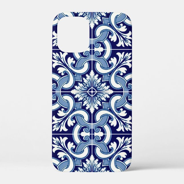 Portugiesisch-blaue Fliese Case-Mate iPhone Hülle (Rückseite)
