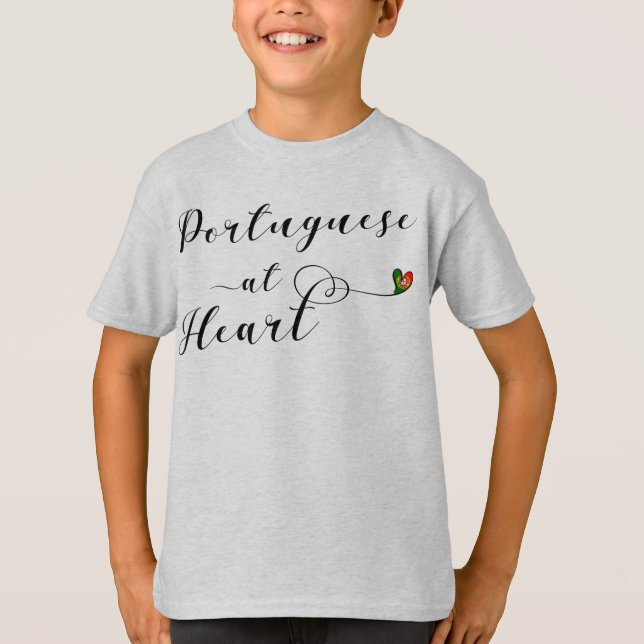 Portugiesisch im Herzen Portugals T-Shirt (Vorderseite)