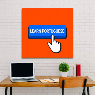 Portugiesisch lernen poster