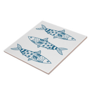 Portugiesisch Lissabon Sardines Pattern Azulejos W Fliese