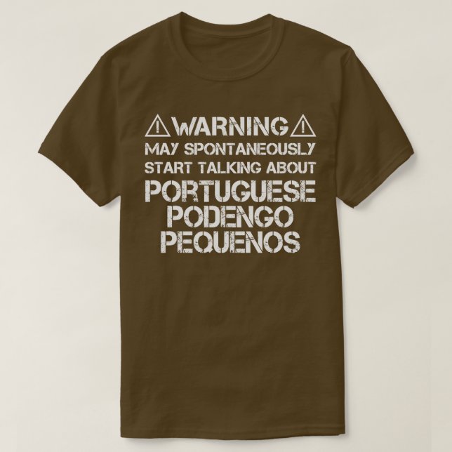 Portugiesisch Podengo Pequeno 2 T-Shirt (Design vorne)