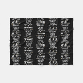 Portugiesisch Podengo Pequeno Geschenk Sift Kaffee Fleecedecke