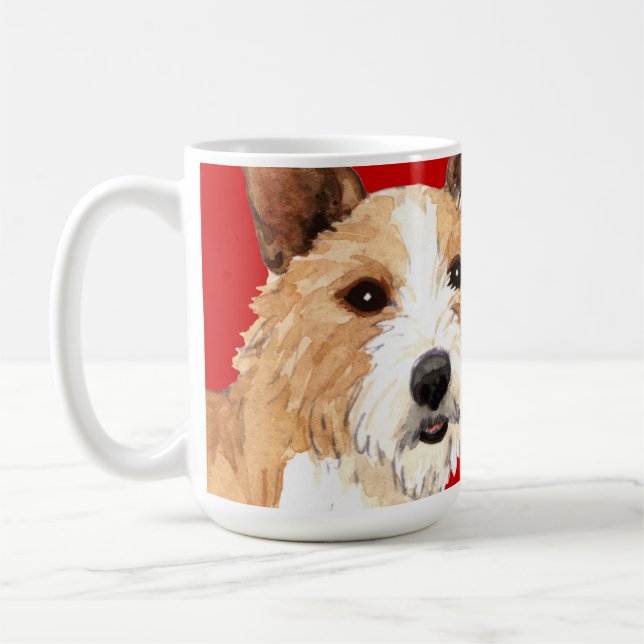 Portugiesisch Podengo Pequeno Kaffeetasse (Links)