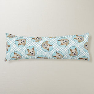 Portugiesisch Podengo Pequeno Malerei Original Kun Seitenschläferkissen