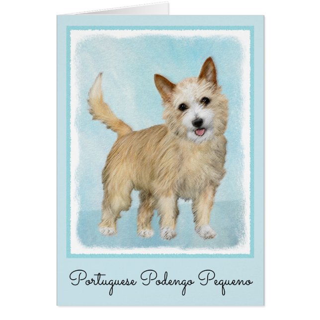 Portugiesisch Podengo Pequeno Malerei - Originelle (Vorne)