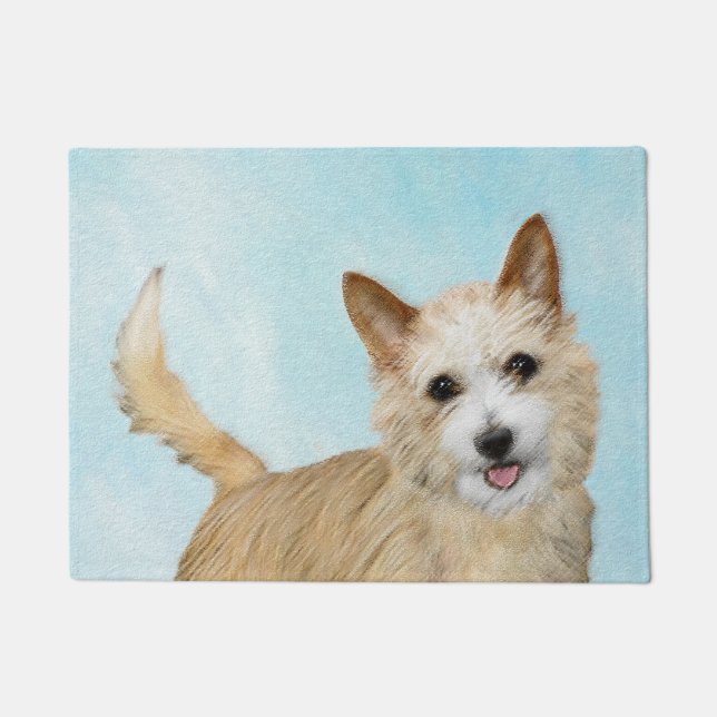 Portugiesisch Podengo Pequeno Malerei - Originelle Fußmatte (Vorderseite)