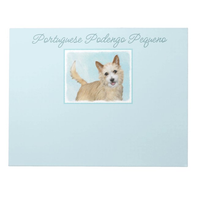 Portugiesisch Podengo Pequeno Malerei - Originelle Notizblock (Vorderseite)