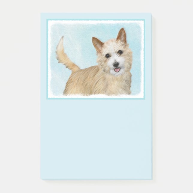 Portugiesisch Podengo Pequeno Malerei - Originelle Post-it Klebezettel (Vorderseite)