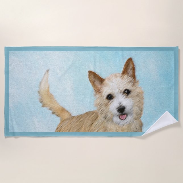 Portugiesisch Podengo Pequeno Malerei - Originelle Strandtuch (Vorderseite)