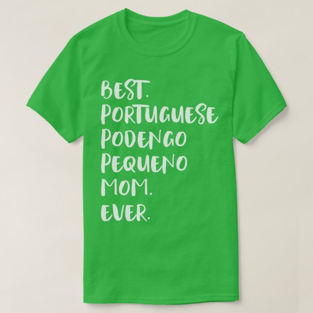 Portugiesisch Podengo Pequeno T-Shirt (Design vorne)