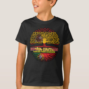 Portugiesisch Portugal Spanien Fahne für Baumhirte T-Shirt