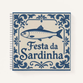 Portugiesisch Sardine - SpiralNotebook Notizbuch