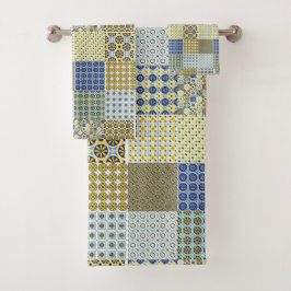 Portugiesisch Talavera Azulejo Badhandtuch Set