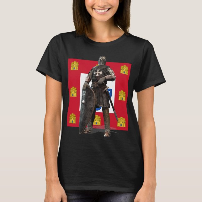 Portugiesisch Templar T-Shirt (Vorderseite)