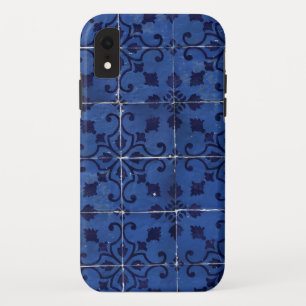 Portugiesisch Tiles - Azulejo Blue Floral Leaf Des Case-Mate iPhone Hülle