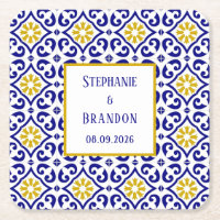 Portugiesisch Tiles Blue Mediterranean Wedding