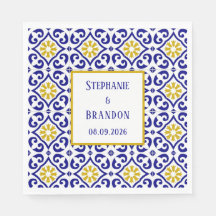 Portugiesisch Tiles Blue Mediterranean Wedding