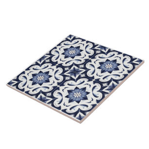 Portugiesisch Vintage Blau und Weiß Fliese
