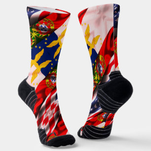 Portugiesische Amerikaner Socken