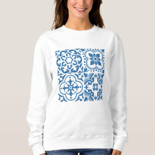 Portugiesische blaue Fliesen 2 Sweatshirt