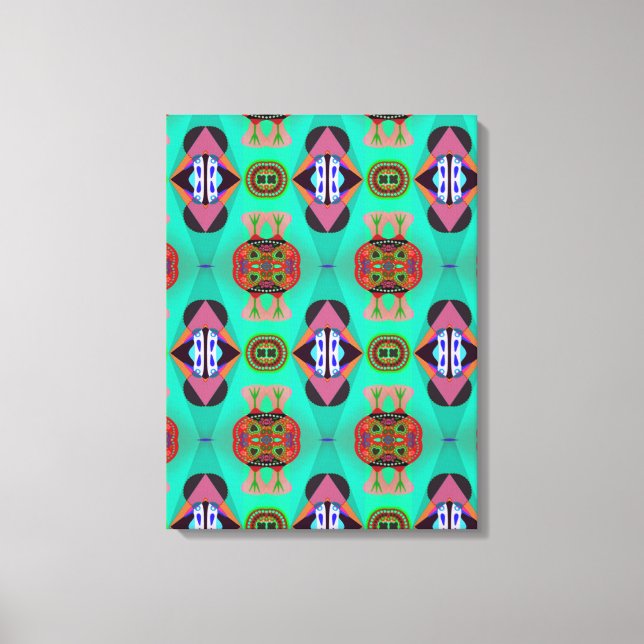 Portugiesische Designs Leinwand (Vorderseite)