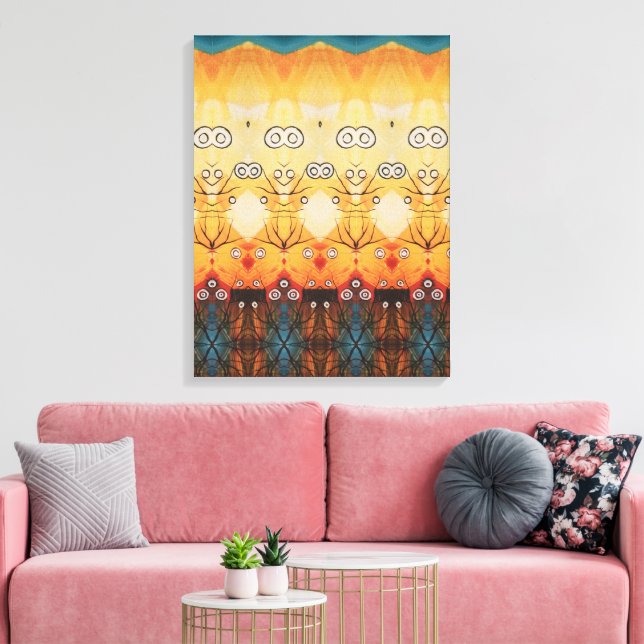 Portugiesische Designs Leinwand (Insitu (Wohnzimmer))