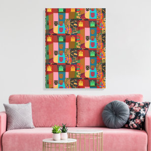 Portugiesische Designs Leinwand