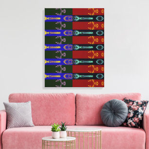Portugiesische Designs Leinwand