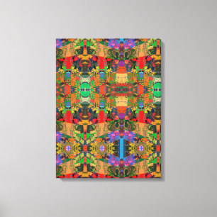 Portugiesische Designs Stretched Canvas Print Leinwanddruck