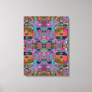 Portugiesische Designs Stretched Canvas Print Leinwanddruck