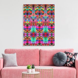 Portugiesische Designs Stretched Canvas Print Leinwanddruck