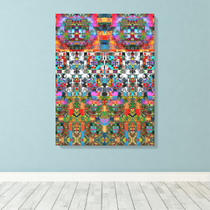 Portugiesische Designs Stretched Canvas Print Leinwanddruck