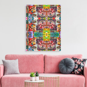 Portugiesische Designs Stretched Canvas Print Leinwanddruck