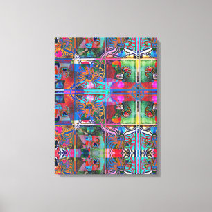 Portugiesische Designs Stretched Canvas Print Leinwanddruck