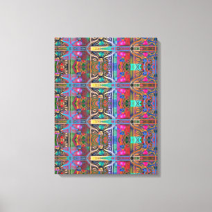 Portugiesische Designs Stretched Canvas Print Leinwanddruck