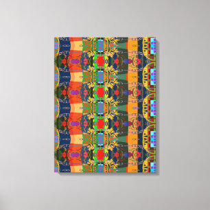 Portugiesische Designs Stretched Canvas Print Leinwanddruck